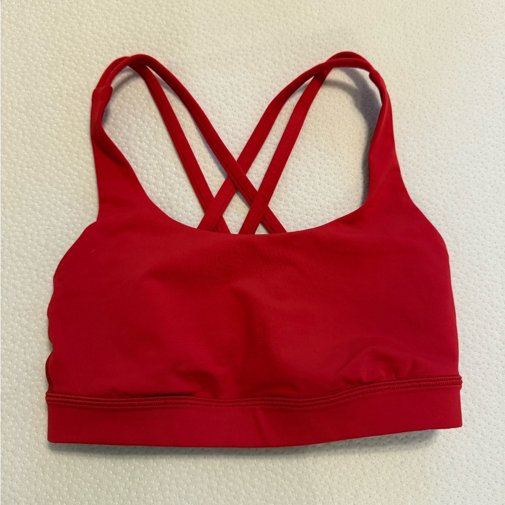lululemon athletica Red Sports Bra
